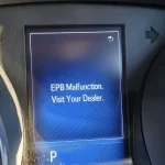 Toyota EPB malfunction
