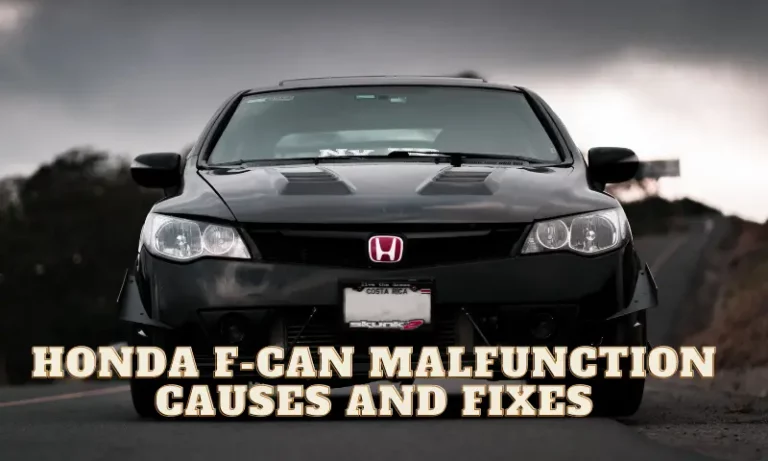Honda F-Can Malfunction