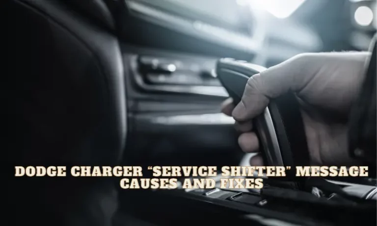 Dodge Charger “Service Shifter” Message