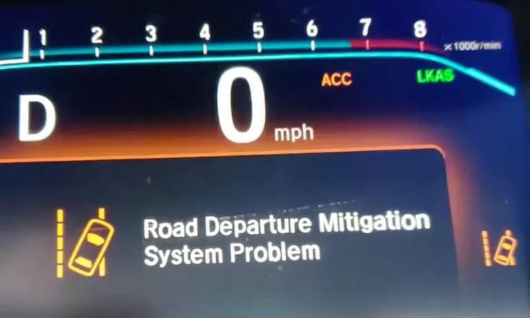 Honda Road Departure Mitigation System Problem