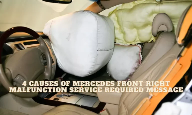 Mercedes Front Right Malfunction Service Required