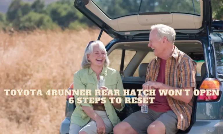 Toyota 4runner Rear Hatch Won't Open: How To Reset
