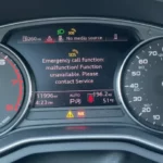 audi sos malfunction