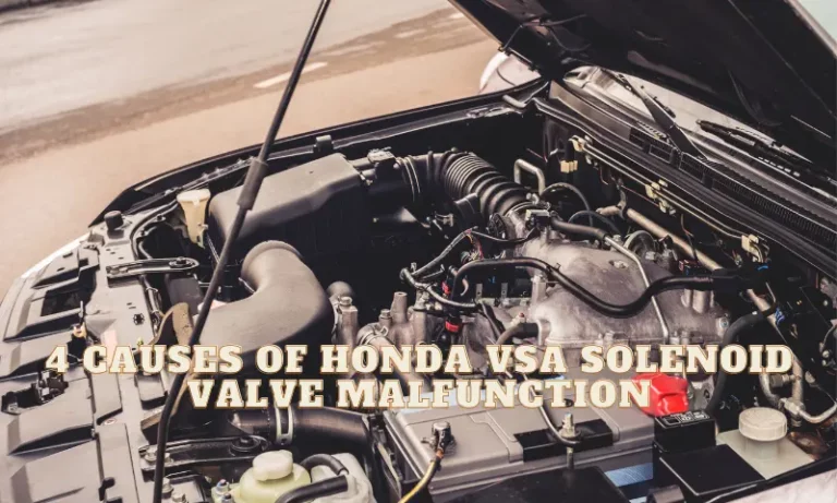 honda vsa solenoid valve malfunction
