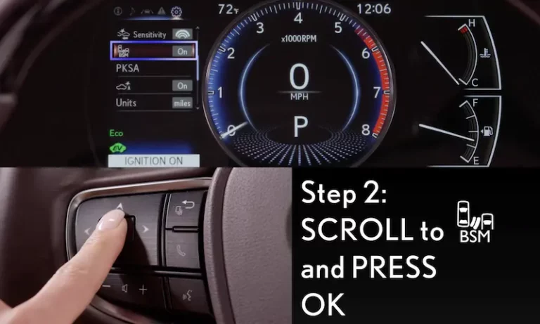 Lexus Check BSM System