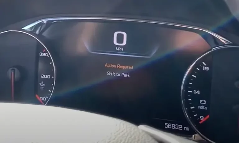 Action Required Shift To Park