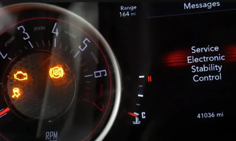 Dodge Charger Service Electronic Stability Control