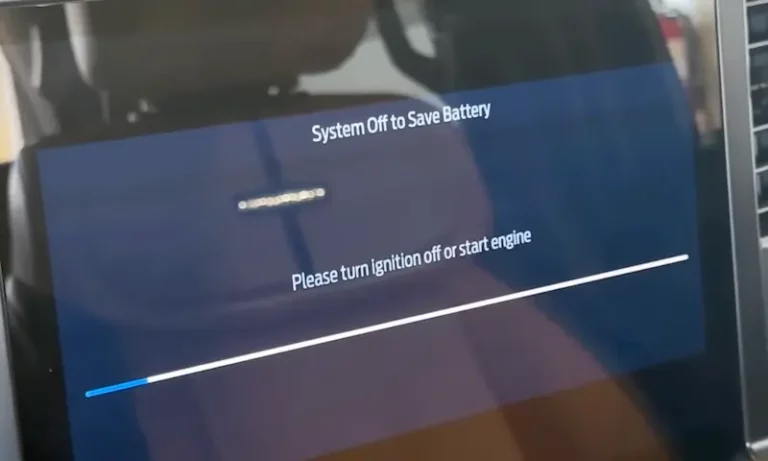 Ford system off to save battery