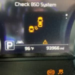 kia check bsd system