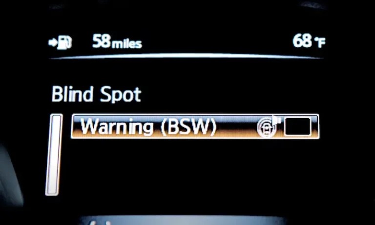 Nissan Blind Spot Warning Not Working