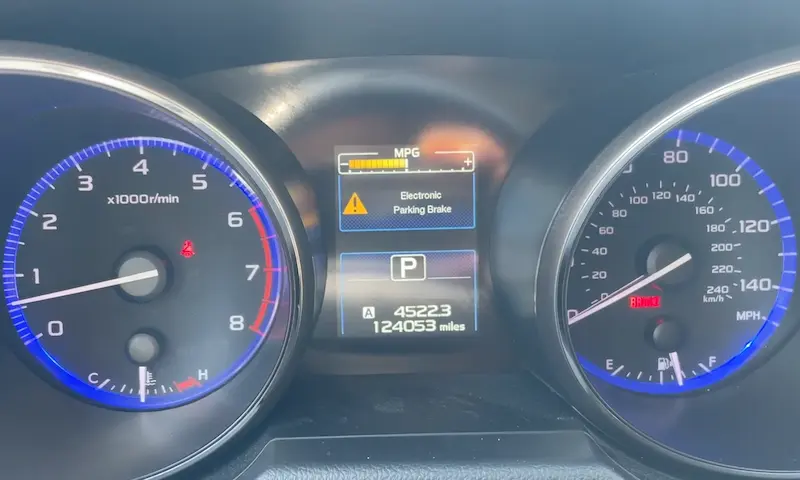 Subaru Electronic Parking Brake Reset