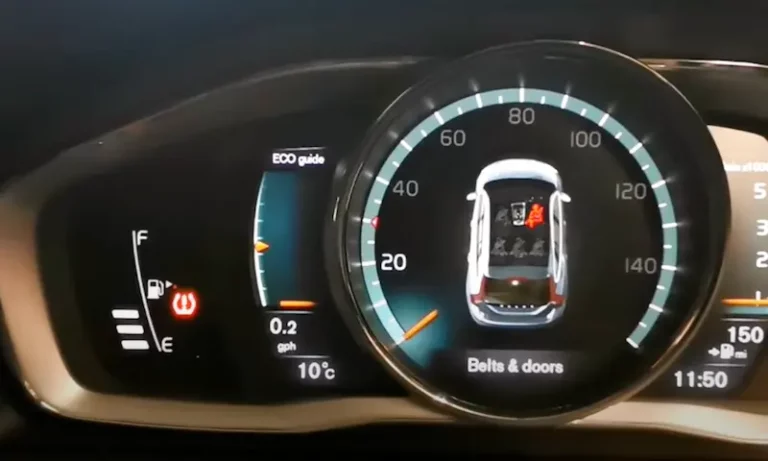 Volvo Tire Pressure System Service Required