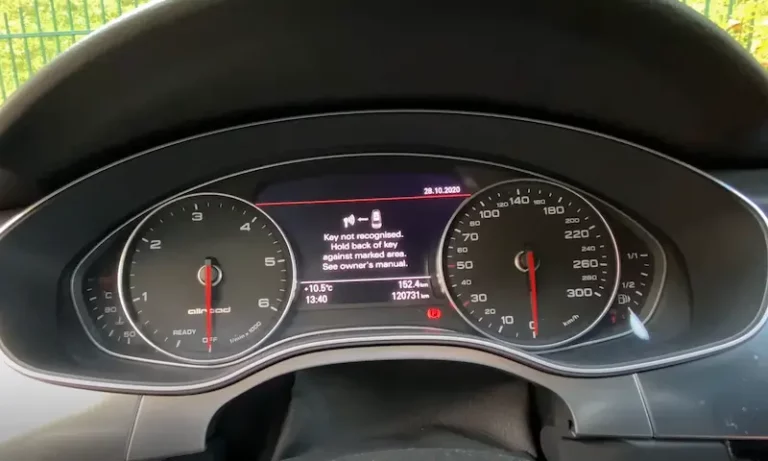 Audi Key Not Recognized