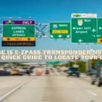 Where is E-ZPass Transponder Number?