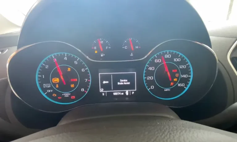 Chevy Equinox Service Brake Assist