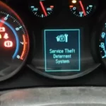 Service Theft Deterrent System Message