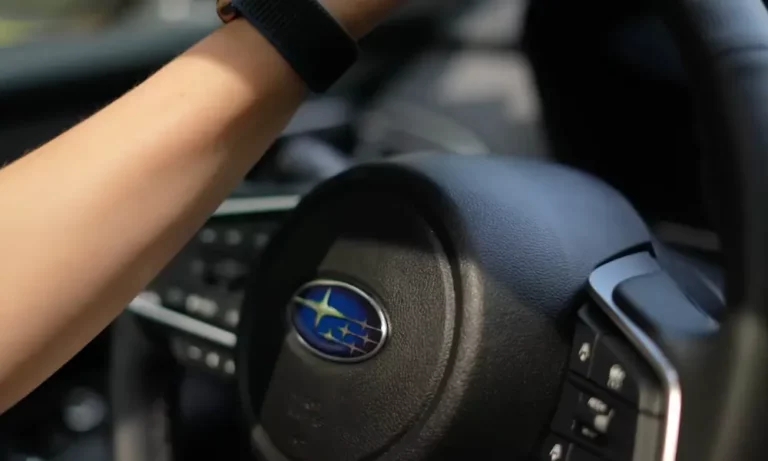 Subaru Steering Wheel Locked