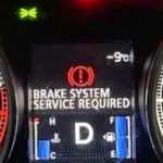 Brake System Service Required Message