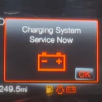 Ford F150 Charging System Service Now Message