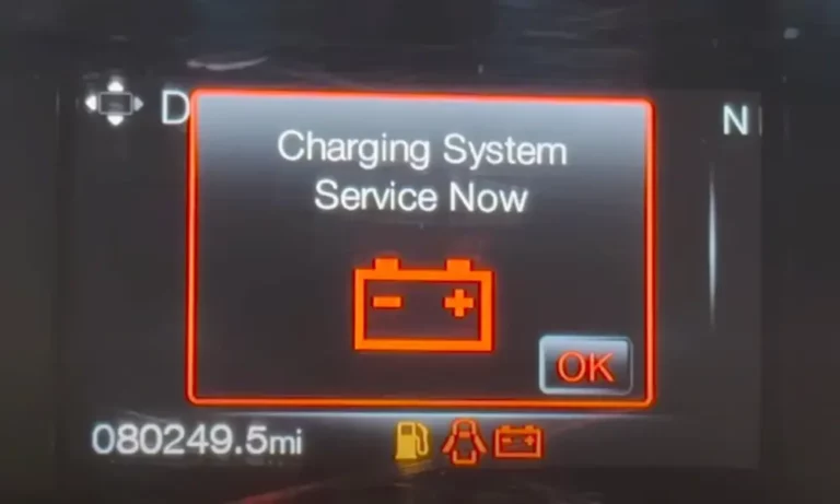 Ford F150 Charging System Service Now Message