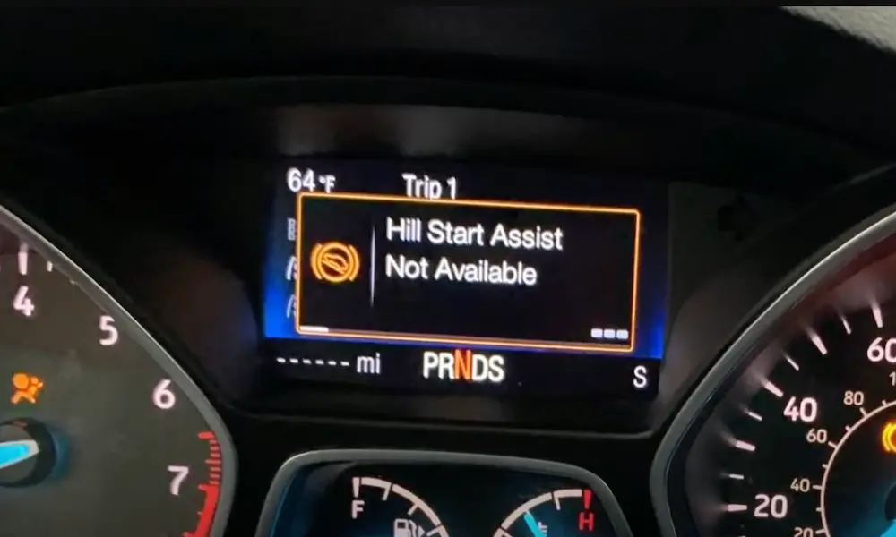 4 Causes of Ford Hill Start Assist Not Available