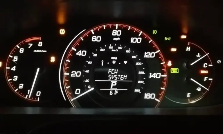 Honda Accord FCW System Failed