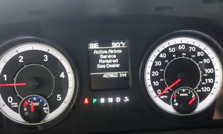 Active Airbox Service Required