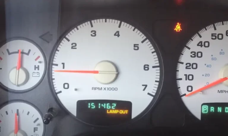 Dodge Ram Lamp Out Warning