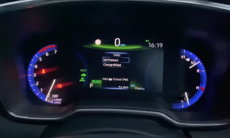 Toyota Tire Pressure Sensor Reset