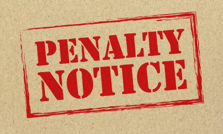 FasTrak Toll Evasion Penalty