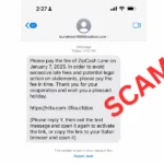 ZipCash Lane Text Scam