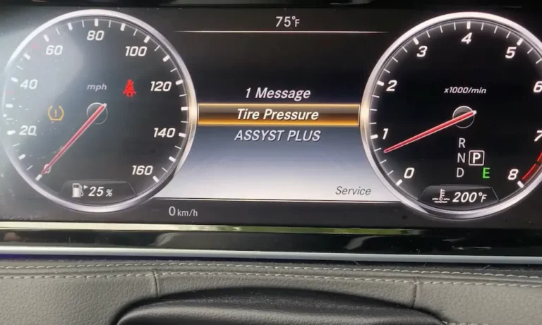How to Reset Mercedes Tire Pressure Monitoring System