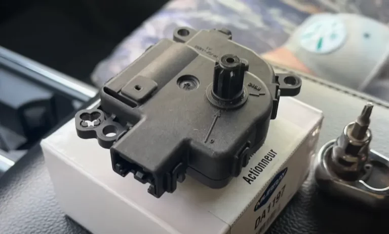 Reset a Ford Blend Door Actuator