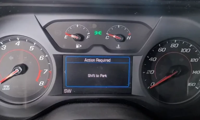How to Fix Shift to Park Message