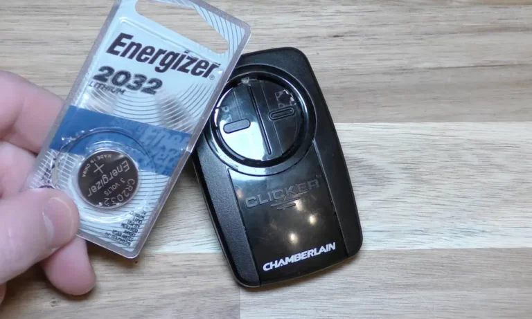 How to Change Battery in Chamberlain Garage Door Opener