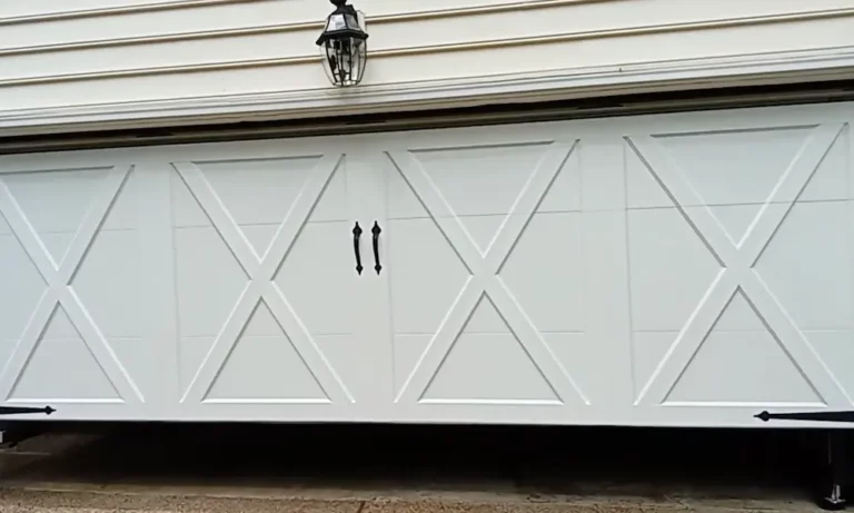 Garage Door Only Opens a Few Inches