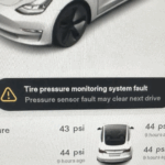 Tesla Tire Pressure Monitoring System Fault