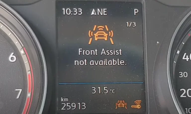 Front Assist Not Available