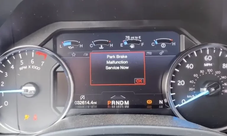 Park Brake Malfunction Service Now