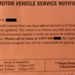 Vehicle Services Division Letter