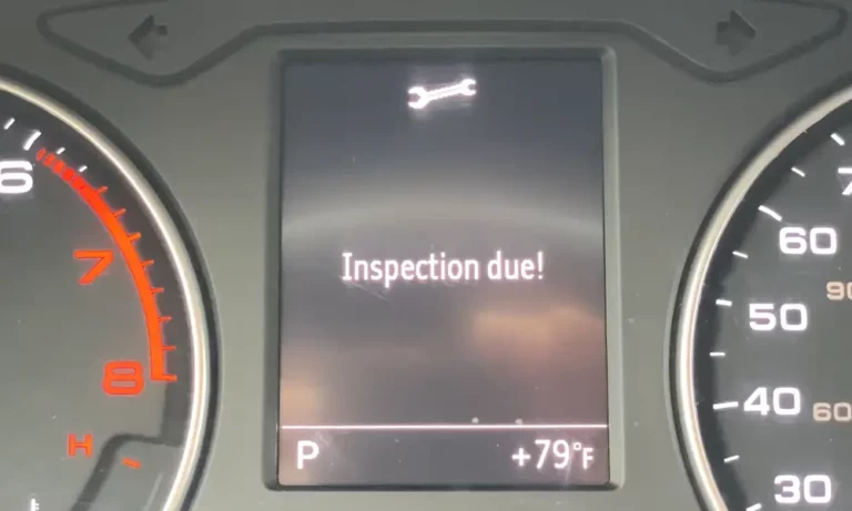 How to Reset Audi Inspection Due