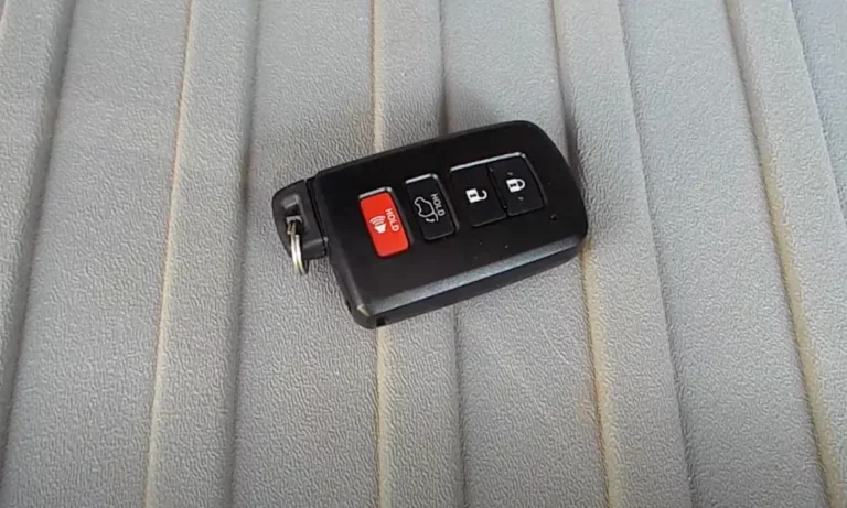 Toyota Highlander Key Fob Not Working