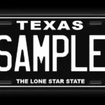 How to Get Black Texas License Plates