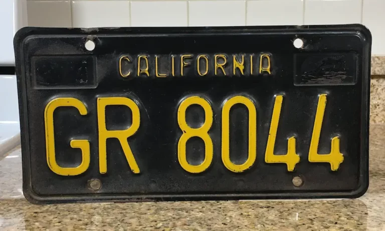 What State Has Black License Plates