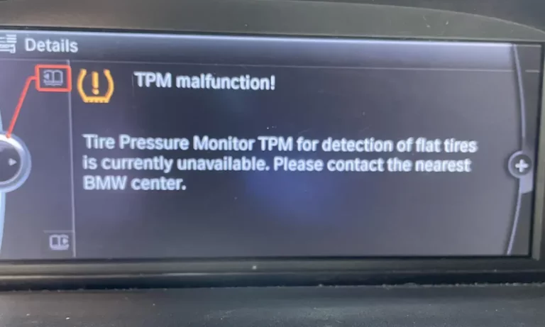 BMW TPM Malfunction