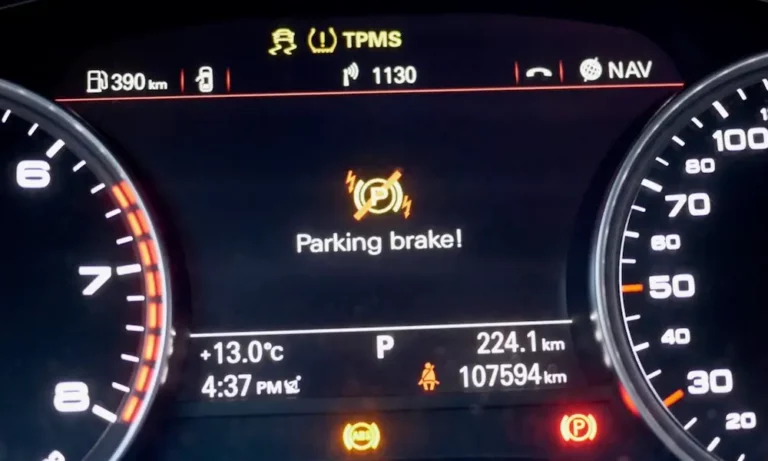 Audi Parking Brake Malfunction