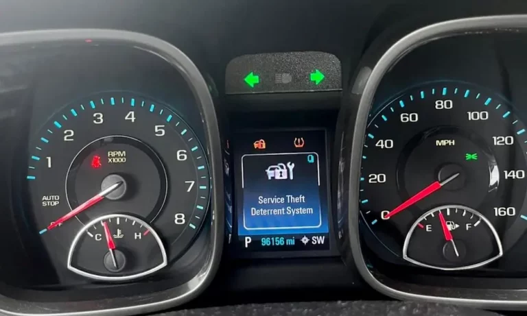Chevy Malibu Service Theft Deterrent System
