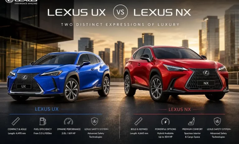 Lexus UX vs NX