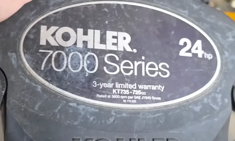 Kohler 7000 Series Problems