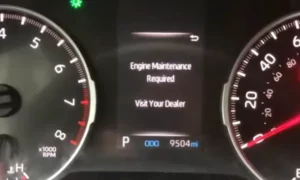 Toyota Engine Maintenance Required